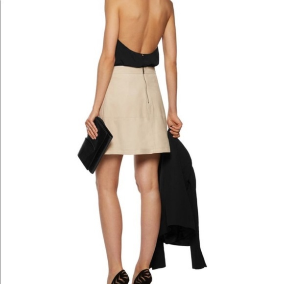 Jupe Mini Alice + Olivia – Taille 4, Crème Argenté, Dentelle Crochet, Neuve Avec Étiquettes